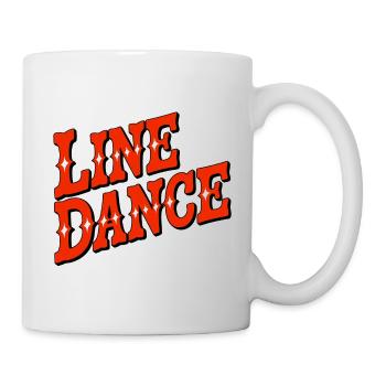 Line Dance Vibes - Tasse - Weiß - Rechts
