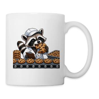 Raccoon Chef Cookies - Mug - white - Right