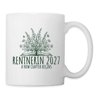 Rentnerin 2027 Retro Abschied Rente - Tasse - Weiß - Rechts