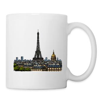 Paris - Mug blanc - blanc - Droite
