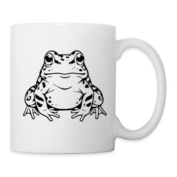 Don de la Grenouille Noire - Mug blanc - blanc - Droite