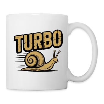 Escargot Turbo Humour lent et drôle pour - Mug blanc - blanc - Droite