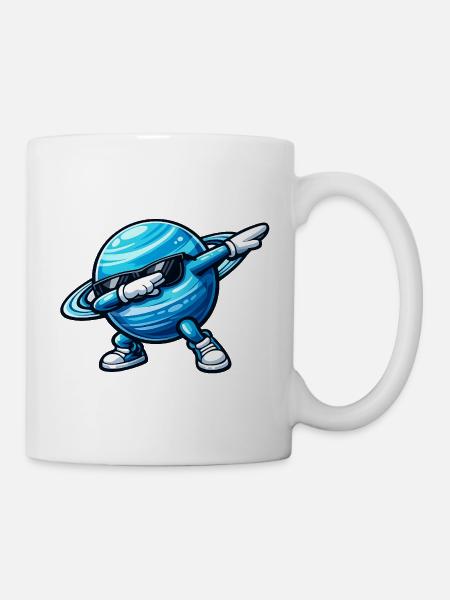Dabbing Uranus - Tasse - Weiß