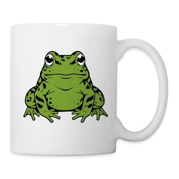 Green Frog Toad Gift Nature Lover - Mug - white - Right