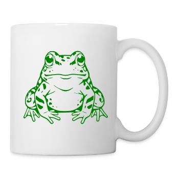 Green Frog Toad Gift - Mug - white - Right