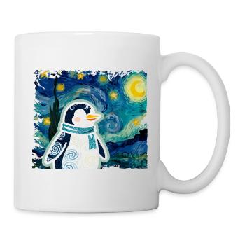 Pingouin mignon - Cadeau pour l’amoureux des manchots - Mug blanc - blanc - Droite