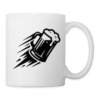 Beer Glass Symbol Wheat Beer - Mug - white - Right
