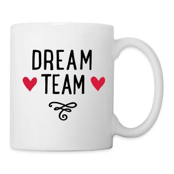 Dream Team with Hearts Gift - Mug - white - Right