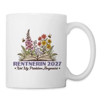 Retraité 2027 : Ce n’est plus mon problème - Mug blanc - blanc - Droite