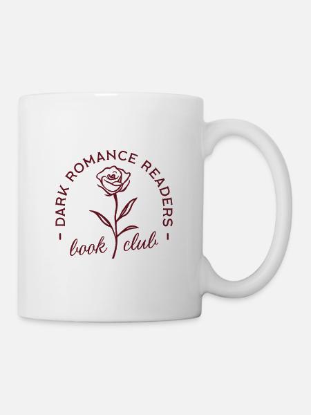 Dunkle Liebesroman-Buchclub-Ästhetik - Tasse - Weiß