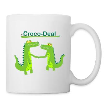 Crocodeal - Mug blanc - blanc - Droite