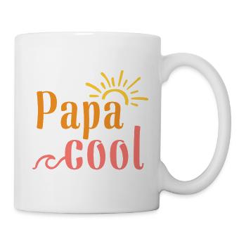Papa cool - idée cadeau papa - Mug blanc - blanc - Droite