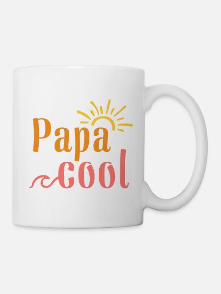 Cool Dad – Papa Geschenkidee - Tasse - Weiß