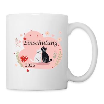  Einschulung 2026 - Tasse - Weiß - Rechts