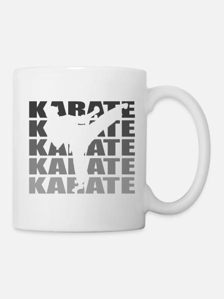 Karate - Tasse - Weiß