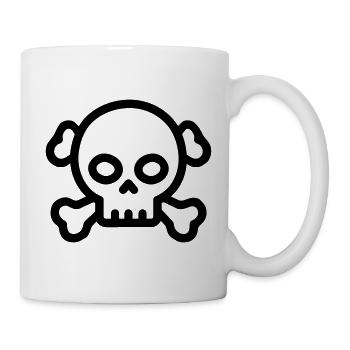 Pirat - Tasse - Weiß - Rechts