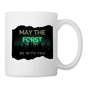 May the Forst be with you! - Mug - white - Right