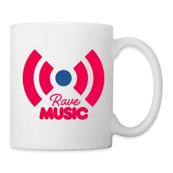 Rave Music Neon Signal - Mug - white - Right