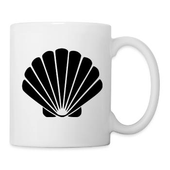 Cadeau de voyage Vacances Plage Scallop Shell - Mug blanc - blanc - Droite