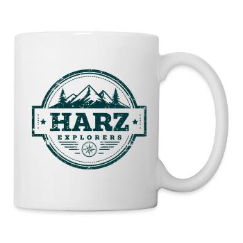 Explorateurs de résine | Insigne d’aventure vintage - Mug blanc - blanc - Droite