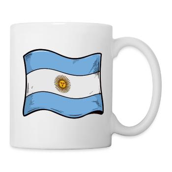 Argentine Sun Flag Art - Mug - white - Right