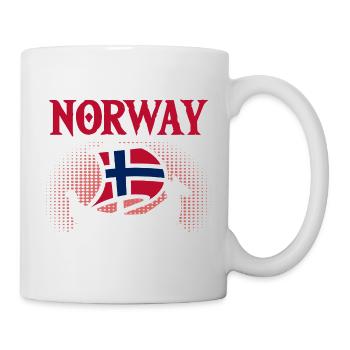Vacances en Norvège dans les fjords de Norge Voyage en Scandinavie - Mug blanc - blanc - Droite