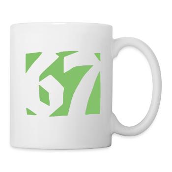 67 Minimal Streetwear Trend Design - Mug - white - Right