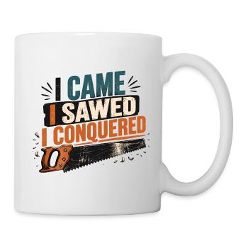 Cadeau de menuisier pour le menuisier - Mug blanc - blanc - Droite