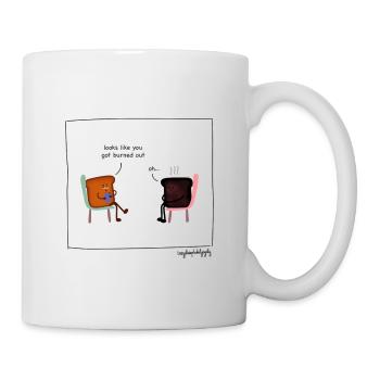 Toast kommt zum Arzt - Tasse - Weiß - Rechts