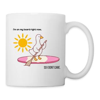 Stand up paddle Ente - Tasse - Weiß - Rechts