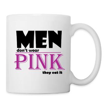 Pink Serif Logo Tee Art - Mug - white - Right