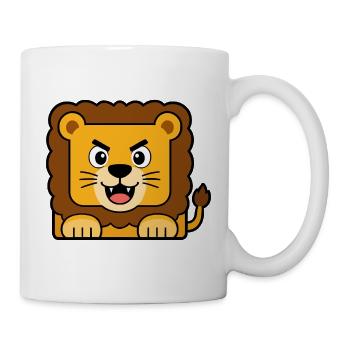 Lion - Mug blanc - blanc - Droite