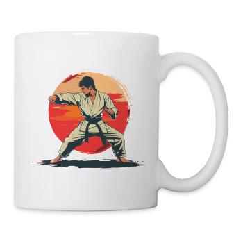 Karate Boy Graphic - Mug blanc - blanc - Droite