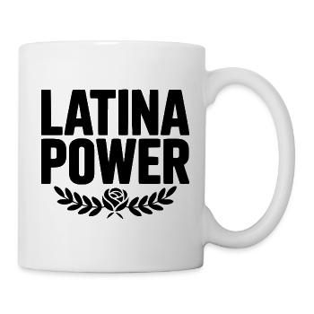 Latina-Macht - Tasse - Weiß - Rechts