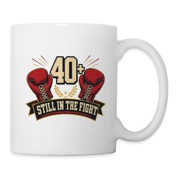 Boxeur après 40 ans - Mug blanc - blanc - Droite