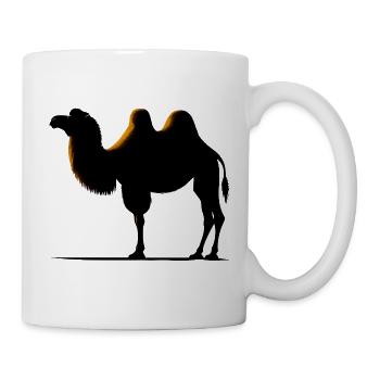 Kamel - Tasse - Weiß - Rechts