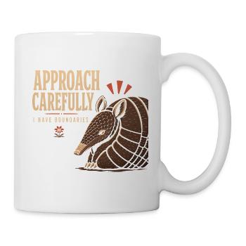 Armadillo Drôle Armadillo Texas - Mug blanc - blanc - Droite