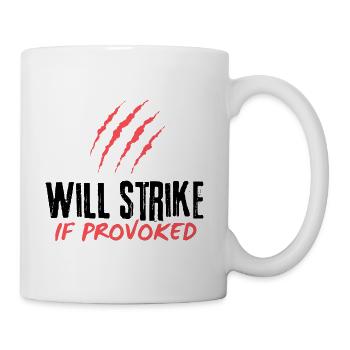 Falls provozierte Krallenspuren - Tasse - Weiß - Rechts