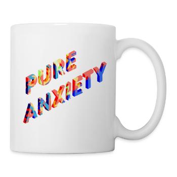 Punk Anxiety Neon-Splash - Tasse - Weiß - Rechts