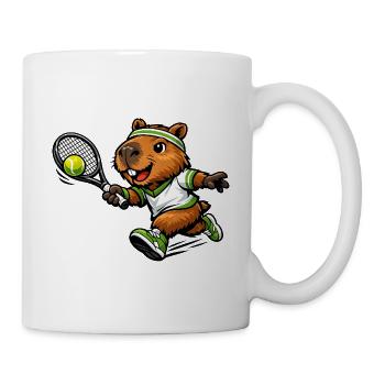 koala, poker, pokerspiel, spielkarten, pokerchips, - Tasse - Weiß - Rechts