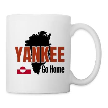 Grönland: Yankee Go Home - Tasse - Weiß - Rechts