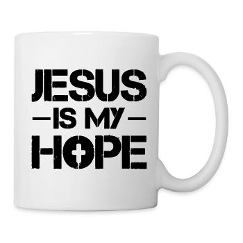 Jesus is my Hope - Mug - white - Right