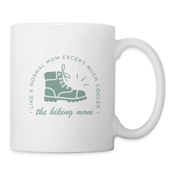 Hiking mother hiker mom aesthetic - Mug - white - Right