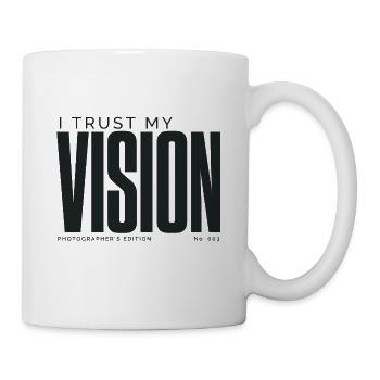 Je fais confiance à ma vision | Édition du photographe - Mug blanc - blanc - Droite