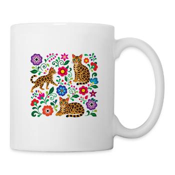 Folk Art Bengal Pattern - Mug - white - Right