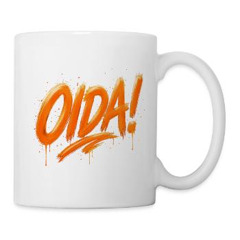 Oida ! – Conception de pinceaux à graffiti - Mug blanc - blanc - Droite