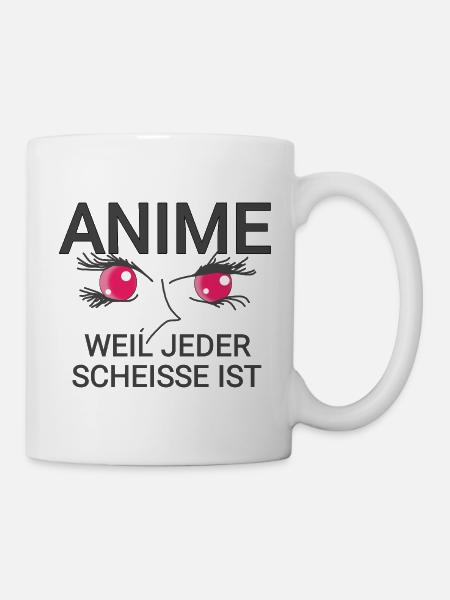 Anime Zitat - Tasse - Weiß