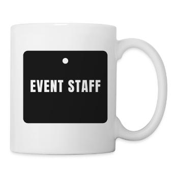Event Staff - Tag Text Design for Groups - Mug - white - Right