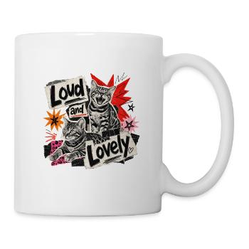 Naughty & Loud Bengal Cat - Mug - white - Right