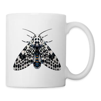 Giant Leopard Moth Hypercompe scribonia Anime - Mug - white - Right